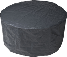 Nature Hoes tafel rond H90xdiameter 205cm 100g/m² grafiet, met koord
