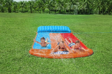 Bestway H2OGO! Drievoudige waterglijbaan Tsunami Splash Ramp   3 personen   L472 x B207,5 x H30,5 cm