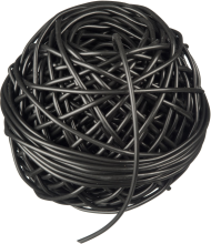 Nature bindbuis   zwart   Diameter 3 mmx50m