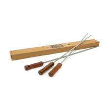 BonFeu BonSkewer – 3 Stuks 75 cm   Spiezen   BBQ   Vleespennen   Staal