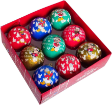 Disney License Christmas Inspirations kerstballen Disney© Mickey Mouse & vrienden   set van 9 stuks   Diameter 7,5 cm