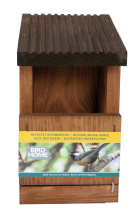 Bûten Home   Houten nestkast voor roodborstjes   H22,5xL12,5xB12 cm