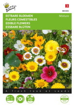 Buzzy seeds Buzzy bloemenweide   Eetbare bloemenmix