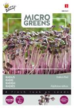 Buzzy seeds Buzzy® Microgreens   Radijs zaden   rood