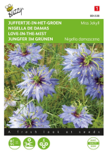 Buzzy seeds Buzzy® Juffertje in het groen zaden   Miss Jekyll   blauw