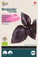Buzzy seeds Buzzy® Basilicum zaden   Red Rubin   Bio