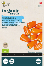 Buzzy seeds Buzzy Organic 'Flynn'   Biologische oranje snackpaprikazaden