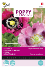 Buzzy seeds Buzzy® Poppies of the World   Papaver zaden   Slaapbol