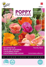 Buzzy seeds Buzzy® Poppies of the World   Thai Silk zaden