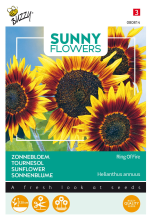 Buzzy seeds Buzzy® Zonnebloem zaden   Ring Of Fire