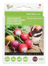 Buzzy seeds Buzzy® Zaadlint Radijs zaden   ronde soorten   gemengd