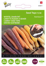 Buzzy seeds Buzzy® Zaadlint Wortel zaden   Rainbow F1