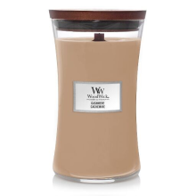 WoodWick geurkaars   Large Hourglass   Cashmere