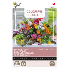 Buzzy seeds Buzzy Colourful Bouquets   Rustic dried flowers   Droogbloemen mengsel