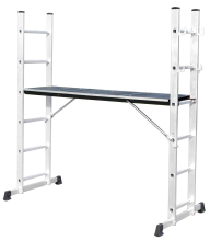 Escalo multi+ aluminium   Combinatie stelling ladder   6 treden