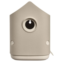 Elho Cosy Bird House 18cm   Beige   Voor 11+ Vogelsoorten   100% Gerecycled Plastic
