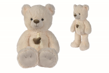 Nicotoy knuffelbeer crème   Pluche teddybeer   55cm