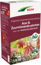 DCM Plantenvoeding Acer & Zuurminnende planten 1,5 KG   Voor het bemesten van acer en zuurminnende planten