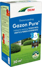 DCM Gazonvoeding Gazon Pure® 1,5 KG   Gazonvoeding met indirecte werking tegen mos en verticuteren overbodig