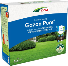 DCM Gazonvoeding Gazon Pure® 3 KG   Gazonvoeding met indirecte werking tegen mos en verticuteren overbodig
