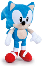 Hermie Sonic the Hedgehog Pluche Knuffel   30 cm   Zacht   Blauw