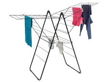 Practo Home t model droogrek Justine   Zwart   25M drooglengte