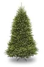 National Tree Company Dunhill kunstkerstboom   152 cm   groen   Diameter 104 cm   951 tips   metalen voet
