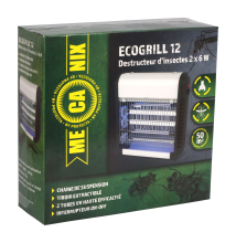 Protecta Mecanix Ecogrill 12 Vliegenlamp   2 x 6 Watt   Bereik tot 50 m²   Met uittrekbare lade