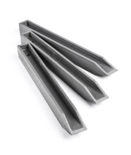 ECOO Ecopic kunststof afboording H profiel   H: 38cm   set van 10 stuks   grijs