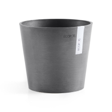 Ecopots Amsterdam 17   Grey   Diameter 17 x H14,7 cm   Ronde grijze bloempot