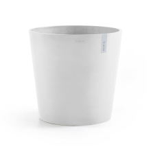 Ecopots bloempot Amsterdam 60   Rond   Pure White   Diameter 59 x H55,5 cm