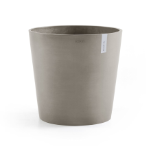 Ecopots bloempot Amsterdam 60   Rond   Taupe   Diameter 59 x H55,5 cm