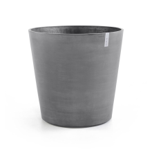 Ecopots bloempot Amsterdam Wheels 60   Rond   Grey   Diameter 60 x H56 cm