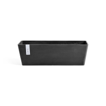Ecopots bloempot Bruges 66   Rechthoekig   Dark Grey   65,3cm x 16,7cm x H17cm