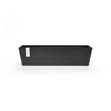 Ecopots bloempot Bruges 80   Rechthoekig   Dark Grey   80,8cm x 20cm x H20,3cm