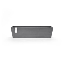 Ecopots bloempot Bruges 80   Rechthoekig   Grey   80,8cm x 20cm x H20,3cm