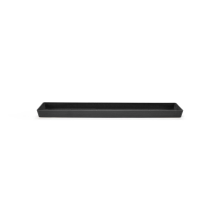 Ecopots onderschotel met waterreservoir   Rechthoekig   Dark Grey   78,9 x 20 x H4 cm