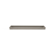 Ecopots onderschotel met waterreservoir   Rechthoekig   Taupe   43,5 x 15,5 x H3,3 cm