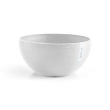 Ecopots bloempot Brussels 25   Pure White   Diameter 25 x H12 cm