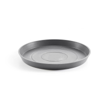 Ecopots onderschotel met waterreservoir   Rond   Grey   Diameter 44,5 x H3,5 cm