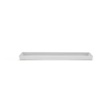 Ecopots onderschotel met waterreservoir   Rechthoekig   Pure White   78,9 x 20 x H4 cm