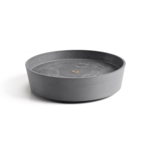 Ecopots onderschotel op wielen   Rond   Grey   Diameter 34,1 x H9 cm