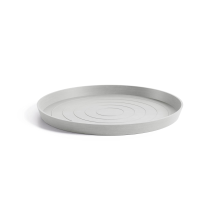 Ecopots onderschotel met waterreservoir  Rond   White Grey   Diameter 58,7 x H4,5 cm