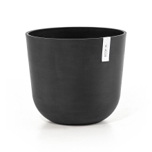 Ecopots bloempot Oslo 35   Rond   Dark Grey   Diameter 35 x H30,5 cm