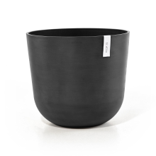 Ecopots bloempot Oslo 55   Rond   Dark Grey   Diameter 55 x H48,5 cm
