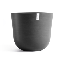 Ecopots bloempot Oslo 65   Rond   Dark Grey   Diameter 65 x H56,6 cm