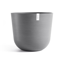 Ecopots bloempot Oslo 75   Rond   Grey   Ø75 x H65 cm