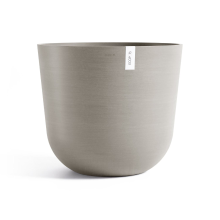 Ecopots bloempot Oslo 75   Rond   Taupe   Ø75 x H65 cm