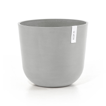 Ecopots bloempot Oslo 35   Rond   White Grey   Diameter 35 x H30,5 cm