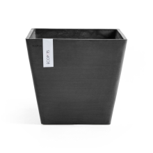 Ecopots bloempot Rotterdam 30   Vierkant   Dark Grey   29,5 x H26,4 cm